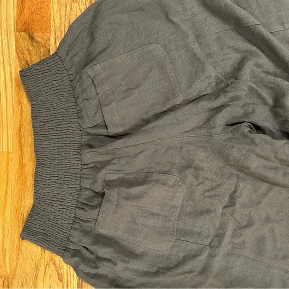 NATURAL LIFE Charcoal linen blend pants - Picture 6 of 6